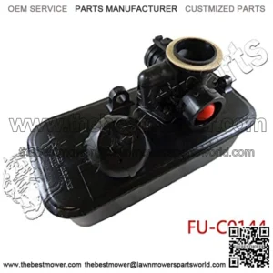 Fuel Gas Tank Carburetor Assembly for Briggs & Stratton 498809 494406 498809A Lawn Mower