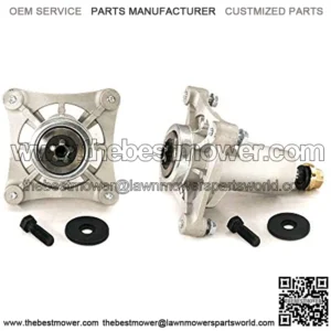 Set of Two 187292, 192870, 532187292, 532192870 Spindle Assembly with Grease Zerk, Poulan