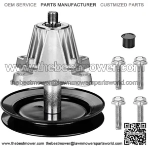 Spindle Assembly for Craftsman Cub Cadet Troy Bilt Pony Bronco 42" Mower Deck Tractor Riding Mower, Come with All the Mounting Hardware Including Threaded Bolt, Replace 918-04822B 918-04822A 618-04822