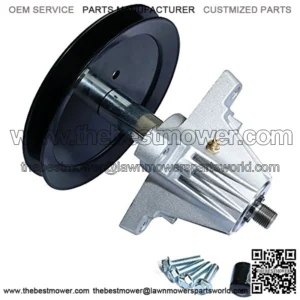 Spindle Assembly for Cub Cadet MTD 918-04865 918-04865A 618-04636 618-04636A 618-04865A 918-04636 918-04636A 618-04865 285-847 13029 LTX1045 Series 46" Deck Craftsman Z530 with Bolt Zerk
