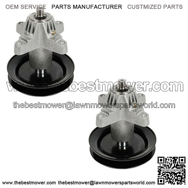 2 Spindles Pulley Assy 42" Mower Deck for Cadet MTD White Troy-Bilt Pony 9180624