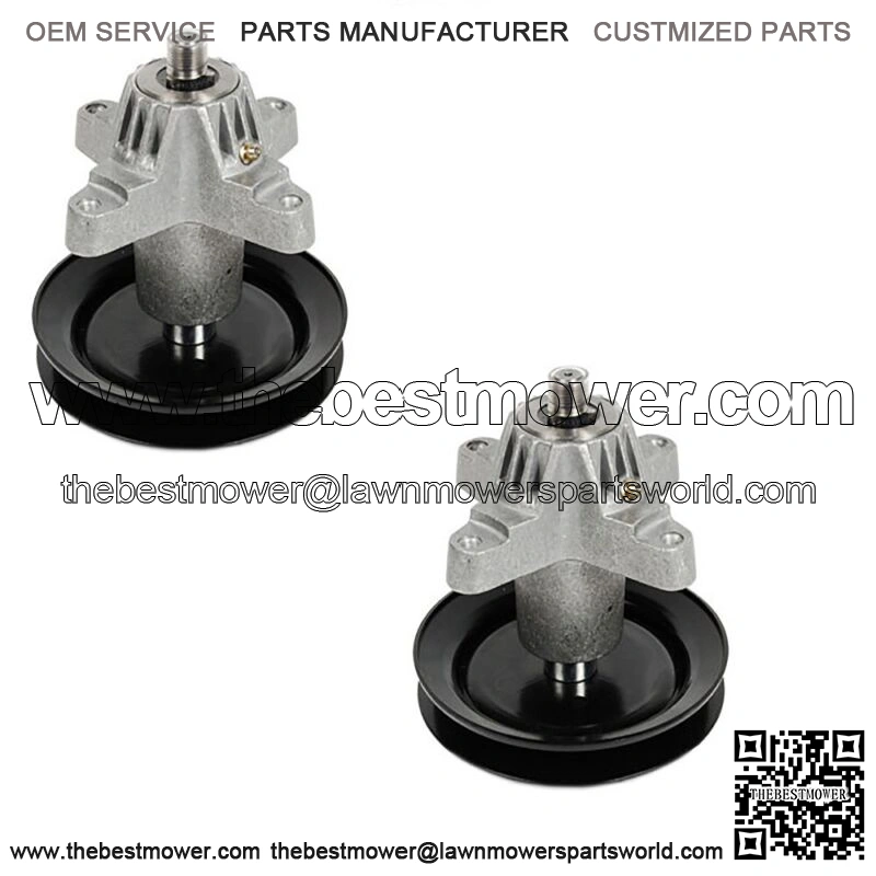 Two Spindle Pulley Assembly for MTD Fits Cub Cadet Troy Bilt 618-0624 918-0624B