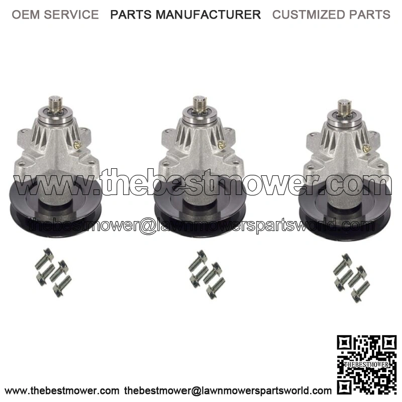 Spindle Kit Set of 3 Fits Cub Cadet 50" RZT fits Troy Bilt fits MTD 918-04125B