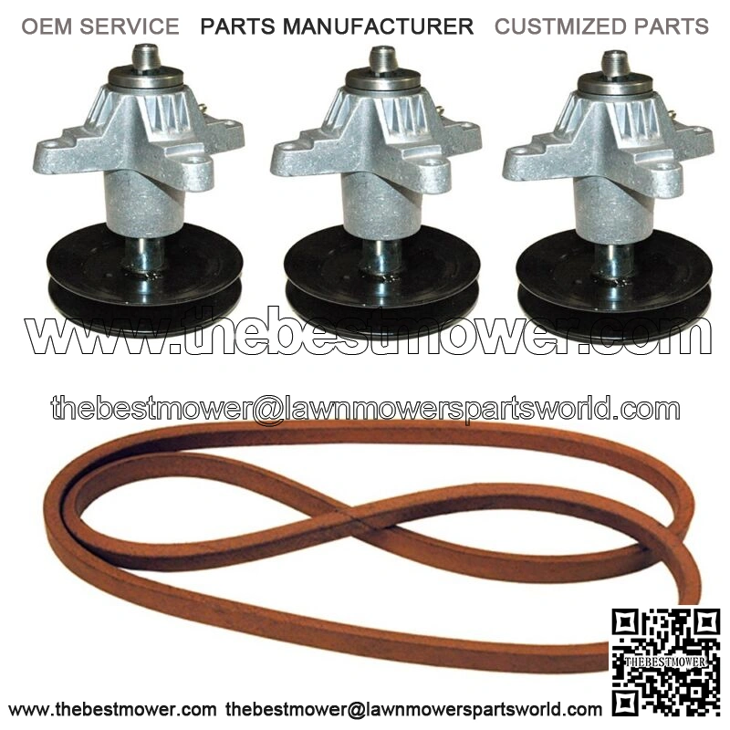 Deck Spindles-Belt Kit Fits Cub Cadet MTD Troy-Bilt GT1554 LGT LGTX 1054 GT954