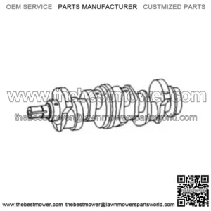 RE56792 Crankshaft Fits John Deere Models 480D 344E 410C 444E 44G 450E 450G 455E