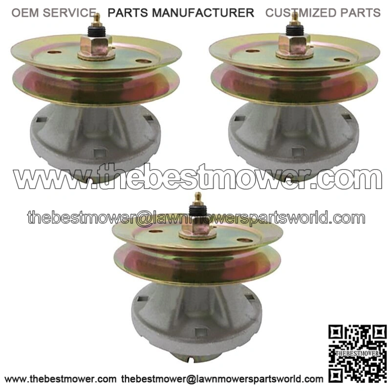 Spindle Assembly Fits John Deere 48 54 Inch Deck F510 F525 AM121229 AM121342 3PK