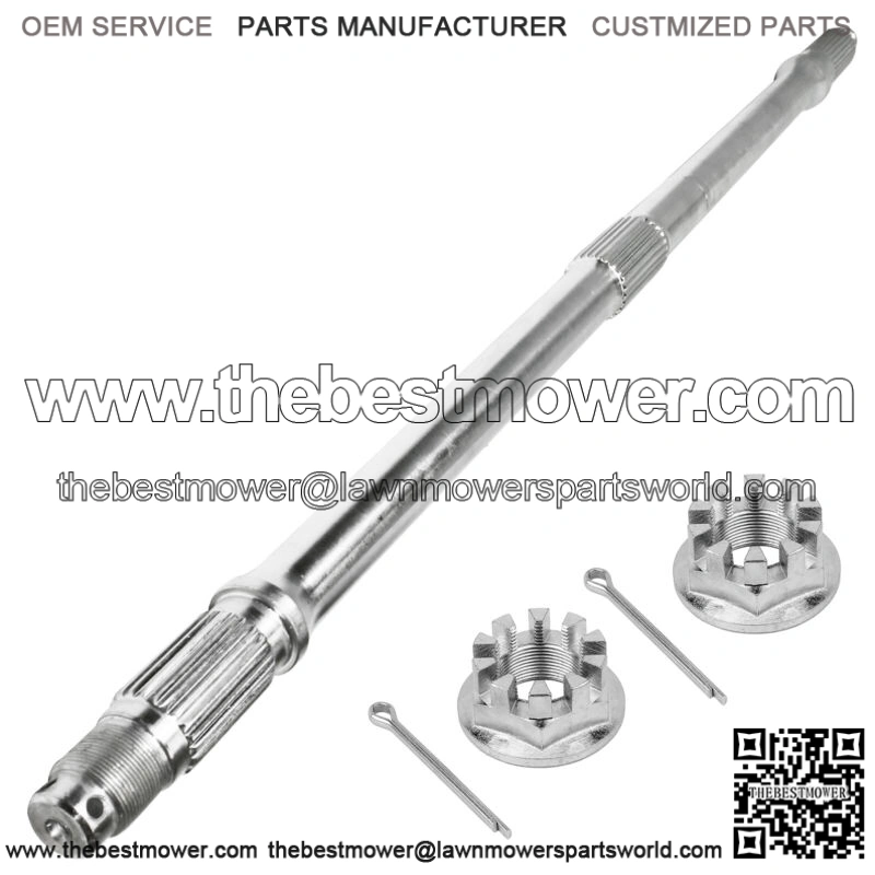 Rear Axle Shaft W/Nut for Honda TRX350FM TRX350TM Rancher 350 2X4 4X4 S 2000-06 (Fits: Honda)