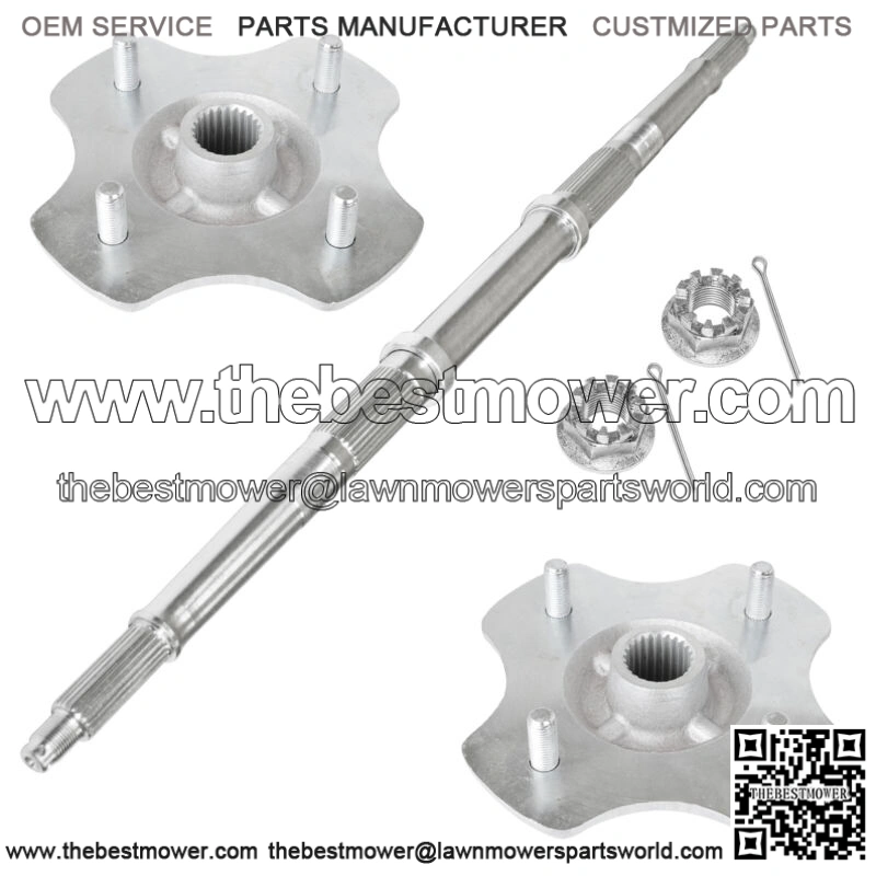 Rear Axle Shaft W/ Wheel Hub Nuts for Honda TRX300FW Fourtrax 300 4X4 1992-2000 (Fits: Honda)