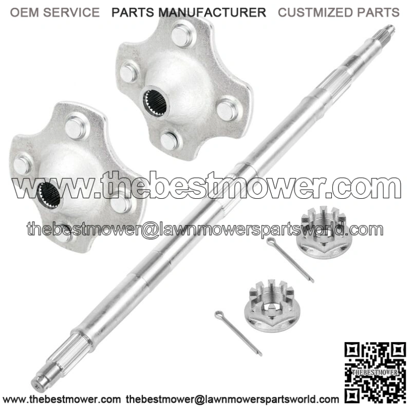 Rear Axle Shaft W/ Wheel Hub For Honda TRX420FE TRX420FM Rancher 420 2007- 2013 (Fits: Honda)