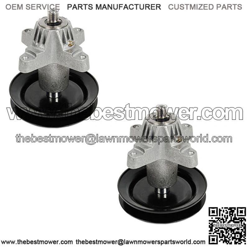 2 Spindle Assembly w/Pulley for MTD Fits Cub Cadet Fits Toro 112-0460 918-0659A