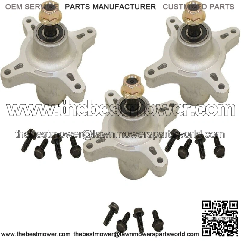 Three (3) Spindle Assemblies Fits Toro 4200 5000 4216 4235 4260 5060 117-7439