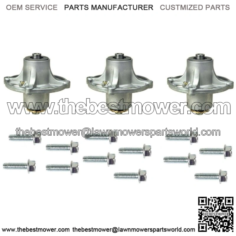 3 Pk. Spindle Assembly with Screws fits Snapper 1735573YP 1735323YP (14226)
