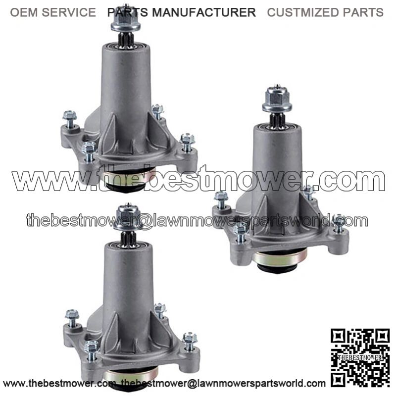 187292 Three 48 & 54"" Lawn Mower Deck Mandrels Fits Craftsman Fits Husqvarna