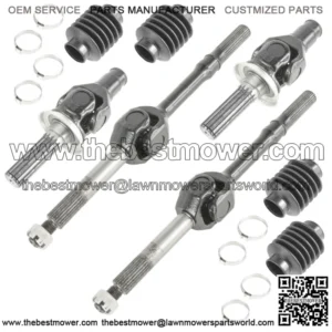 2 Complete Rear Axle Drive Shaft For Kawasaki Mule 4000 KAF620-P KAF620P 2009-19 (For: Kawasaki)