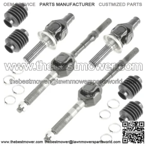 2 Complete Rear Axle Drive Shaft For Kawasaki Mule 3020 KAF620F Turf 1993