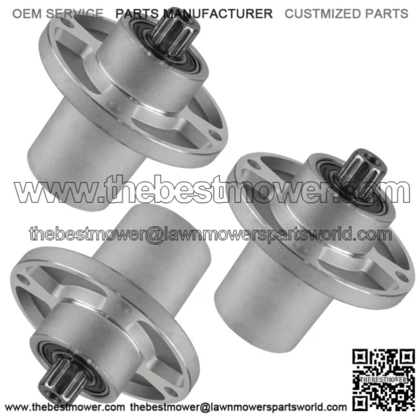 3 Spindle Assembly Fits Hustler Raptor SD SDX 36 42 48 54 60 Inch Deck 601804