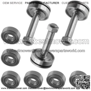 3x Spindle Shaft & Bearings For John Deere 185 46"Deck NEW