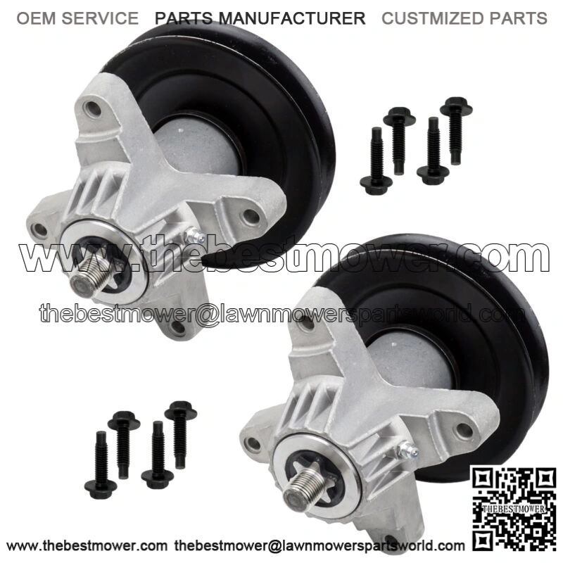 2 Spindle Assembly W/Bolt for MTD Cub Cadet 918-04474 918-04474A 918-04474B