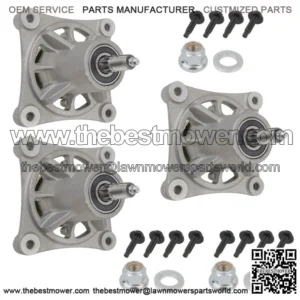 3 Spindle Assembly 48" Deck for Husqvarna RZ4621 RZ4622 RZ4623 Z246 Z4824