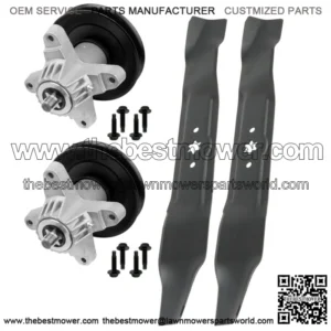 42" Deck Spindle w/ Pulley Blade Kit for Toro LX426 LX427 42" (2009 - Before)