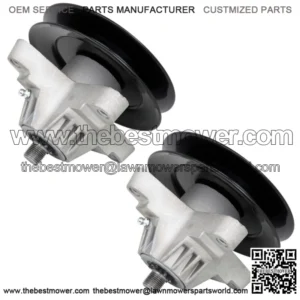2 Set Spindle Assemblies W/Pulley for MTD LT1500 LT1800 LT1650 LT1855 Ztt1850