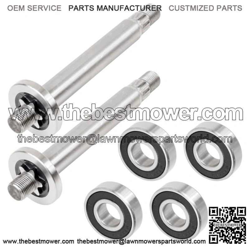 2 Spindle Shaft w/ Bearing fits Cub Cadet MTD 7381186A 7381186 75306348 738-1186