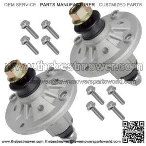 2 Spindle Assemblies for John Deere Oregon 42" 44" 46" 48" 54" Lawn Mower Deck