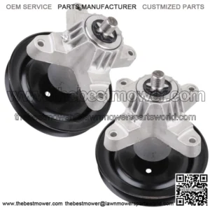 2 Spindle Assembly Pulley for MTD Cub Cadet 618-0624 918-0624B 618-0659 918-0659