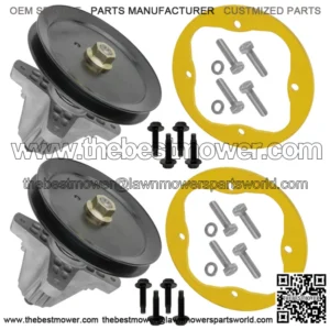 2 Spindle Assy w/ Deck Ring For Cub Cadet LTX1042 LTX1045 LTX1046 Z-Force S46