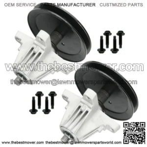 2 Spindle Assembly for MTD Lt46 LX46 46" Deck 918-06977A 618-06977 618-06977A