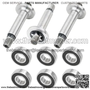 3 Spindle Assembly Shaft W/ Bearing for MTD Cub Cadet 738-0976 7380976