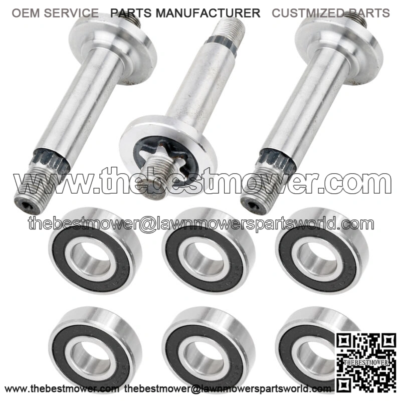 3 Spindle Assembly Shaft W/ Bearing for MTD Cub Cadet 738-0976 7380976