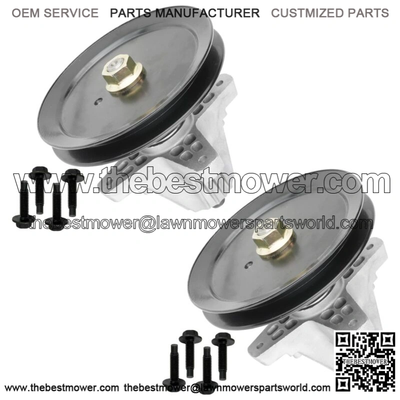 2 Spindle Assembly W/Bolt For MTD 618-04636 618-04636A 618-04865 A 918-04636