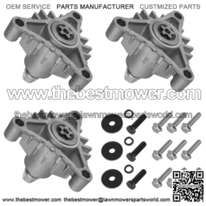 3X Spindle Assembly For Husqvarna GTH 2350 GTHK2350A 954568540 2002-2007 50"