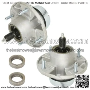 2 Spindle Assembly W/Bolt For John Deere X590 X710 X738 X739 X754 X758 Am144377