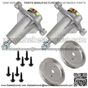 2 Spindle Assembly W/Pulley for Husqvarna GLS2748 CTH126 CT126 2754 153 154 163T