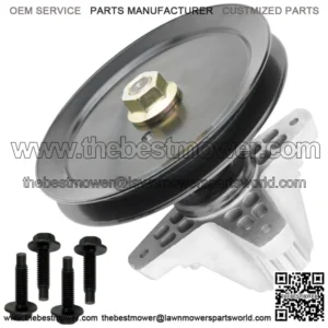 Spindle Assembly W/Pulley Bolt For Troy Bilt MTD 618-05078 918-05078 918-0507A