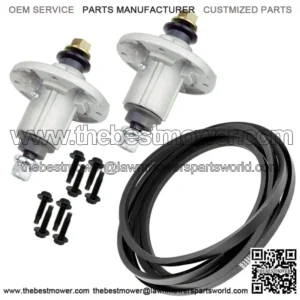 2 Spindle Gy21098 Belt GX21833 for John Deere 145 155 C D140 D150 D160