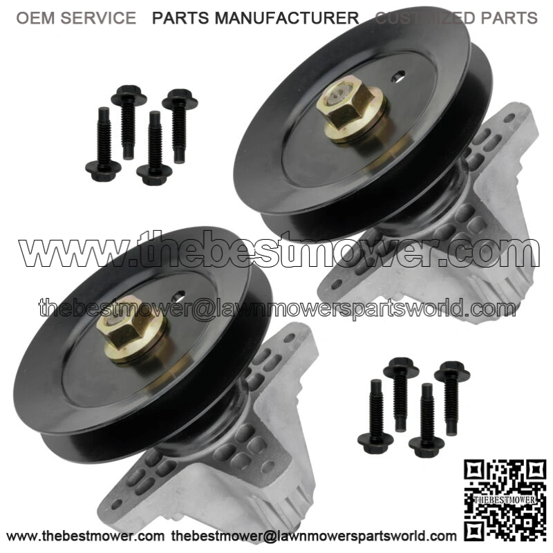 2 Spindle Assembly With Pulley 54" Deck For Cub Cadet S54 S54Kh S54Kw