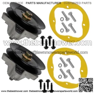 2 Spindle Assembly w/ Deck Ring for MTD Cub Cadet 918-0574 618-0574 918-0574C