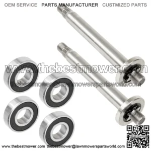 2 Spindle Shaft w/ Bearing for Cub Cadet MTD 738-1197 shaft of 918-0671 618-0671