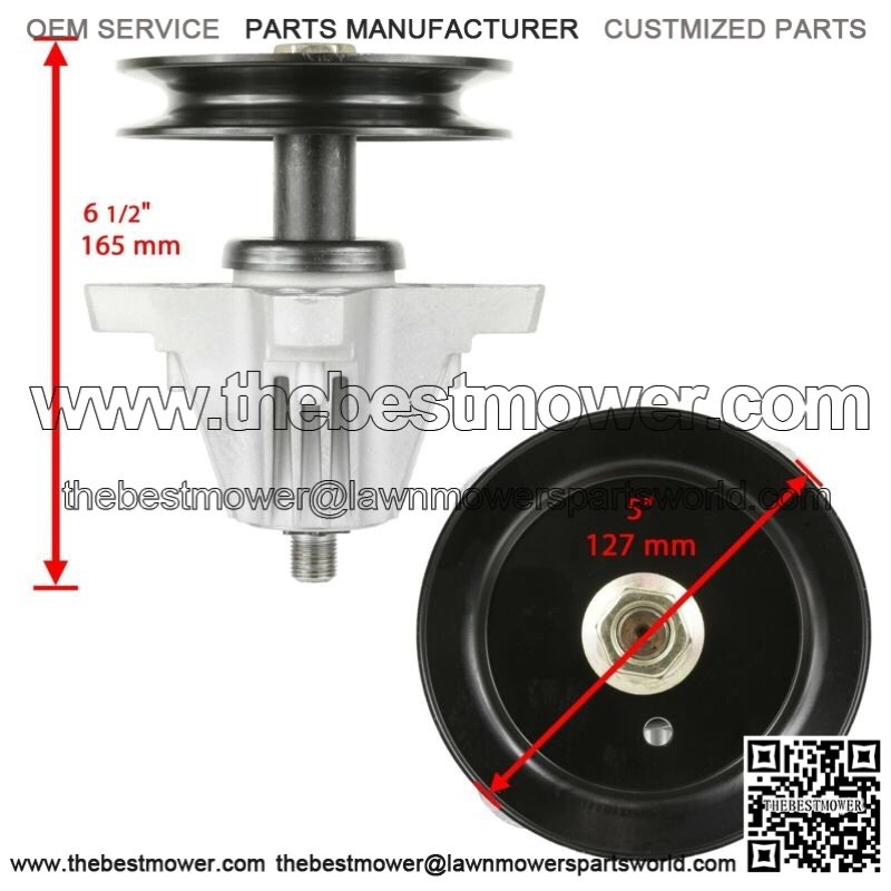 2 Spindle Assembly w/ Deck Ring For MTD Cub Cadet 618-06980 918-06980 285-707