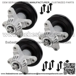 3 Spindle Assembly W/Bolt for MTD Cub Cadet Lt3800 Lt3812 Lt538G 918-04474 A B