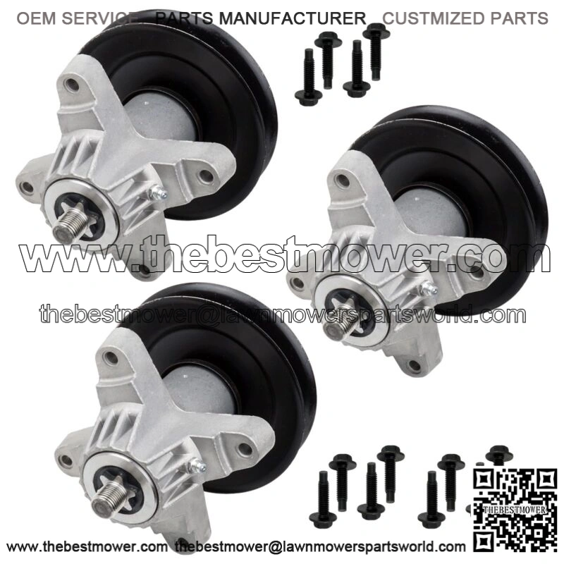 3 Spindle Assembly W/Bolt for MTD Cub Cadet Lt3800 Lt3812 Lt538G 918-04474 A B