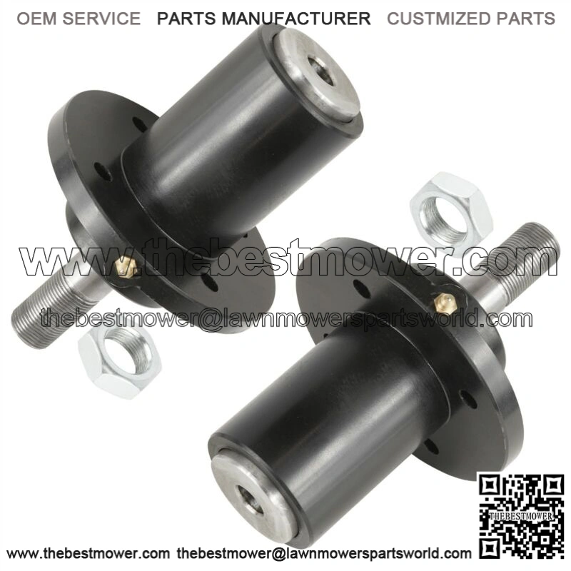 2 Spindle Assembly fits Dixie Chopper 300441 10161 zero-turn 50" 60" Short Shaft