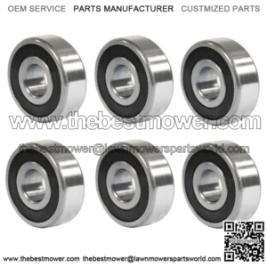 6 pc Mower Deck Upper/Lower Bearings Fits MTD Fits Cub Cadet Fits John Deere
