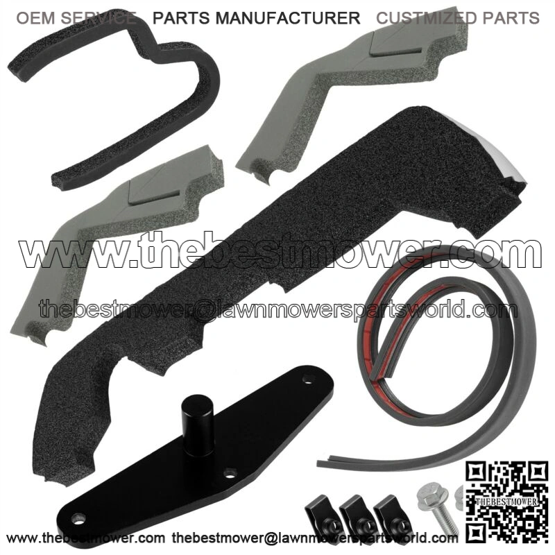 Hood Catch Foam Mounting Pad Seal Kit for John Deere 4200 4300 4400 w/ Bolt Nut