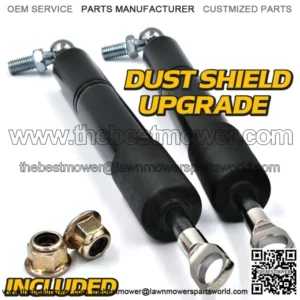 (2 Pack) TCA15322 TCA14011 fits John Deere Shock Steering Control Damper w/ Nuts