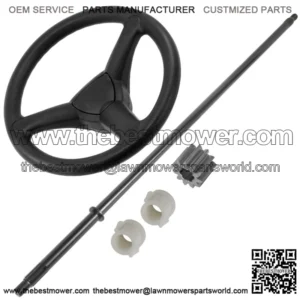 Steering Wheel & Shaft w/ Gear For John Deere 125 135 D105 D120 D125 D130 D140