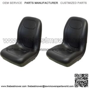 Black High Back Seats Fits John Deere Fits Gator Gas Diesel 4x2 4x4 6x4